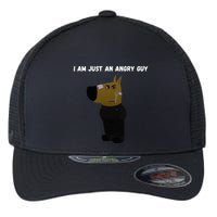 I Am Just An Angry Guy Meme Funny Flexfit Unipanel Trucker Cap