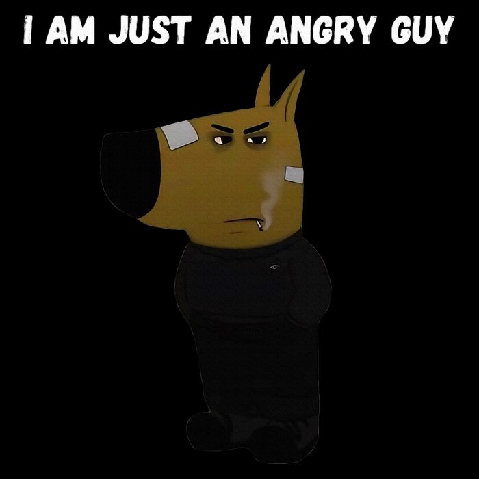 I Am Just An Angry Guy Meme Funny Cooling Performance Crew T-Shirt