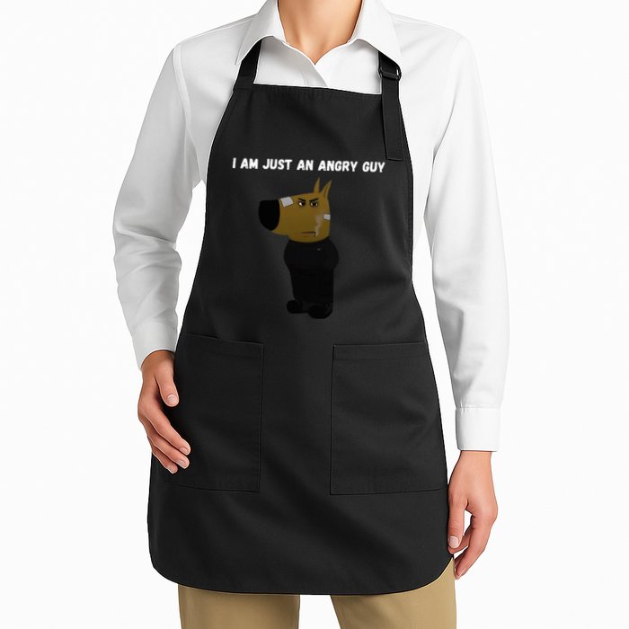 I Am Just An Angry Guy Meme Funny Apron