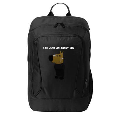 I Am Just An Angry Guy Meme Funny City Backpack