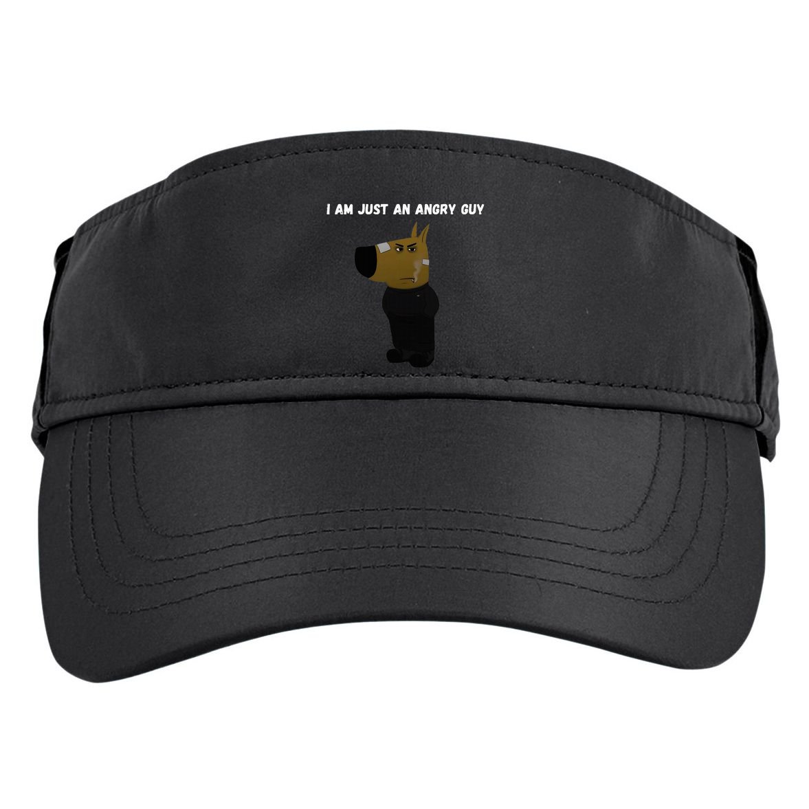 I Am Just An Angry Guy Meme Funny Adult Drive Performance Visor