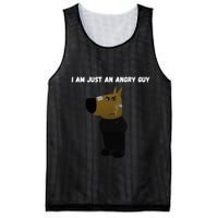 I Am Just An Angry Guy Meme Funny Mesh Reversible Basketball Jersey Tank