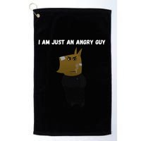 I Am Just An Angry Guy Meme Funny Golf Towel