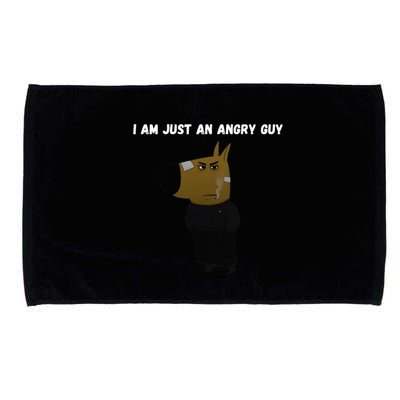 I Am Just An Angry Guy Meme Funny Microfiber Hand Towel