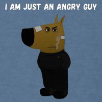 I Am Just An Angry Guy Meme Funny Garment-Dyed Sweatshirt