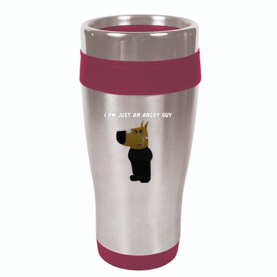 I Am Just An Angry Guy Meme Funny 16oz Travel Tumbler