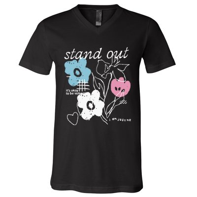 I Am Just Me Stand Out V-Neck T-Shirt