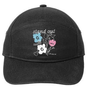 I Am Just Me Stand Out 7-Panel Snapback Hat