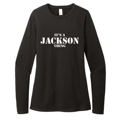 It's A Jackson Thing Womens CVC Long Sleeve Shirt