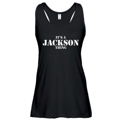 It's A Jackson Thing Ladies Essential Flowy Tank