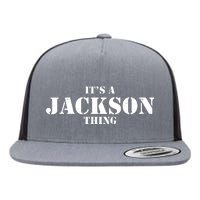 It's A Jackson Thing Flat Bill Trucker Hat