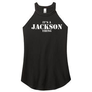 It's A Jackson Thing Women's Perfect Tri Rocker Tank