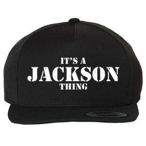 It's A Jackson Thing Wool Snapback Cap