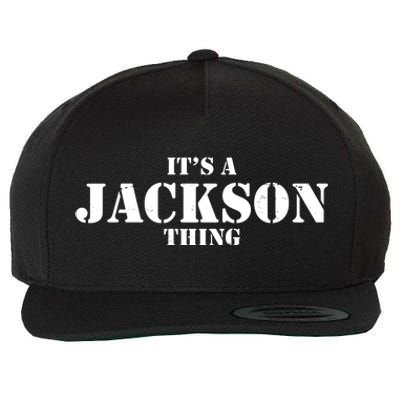 It's A Jackson Thing Wool Snapback Cap