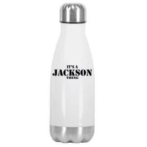 It's A Jackson Thing Stainless Steel Insulated Water Bottle