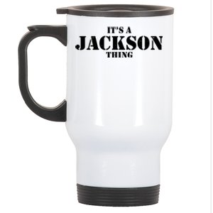 It's A Jackson Thing Stainless Steel Travel Mug