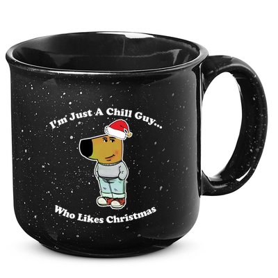 I Am Just A Chill Guy Who Likes Christmas Chillguy Funny 15oz Campfire Ceramic Mug