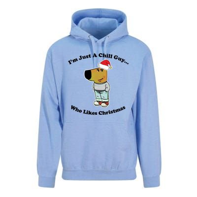 I Am Just A Chill Guy Who Likes Christmas Chillguy Funny Unisex Surf Hoodie