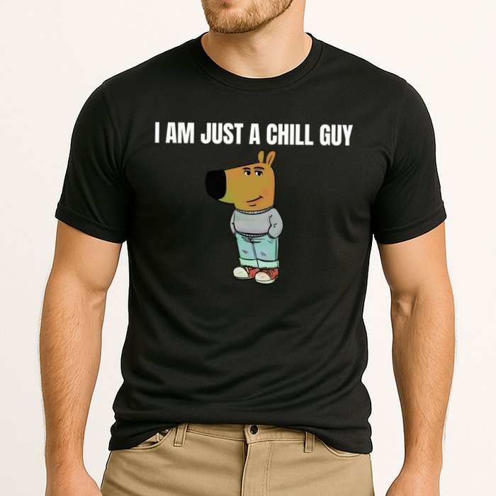 I Am Just A Chill Guy Funny Cooling Performance Crew T-Shirt