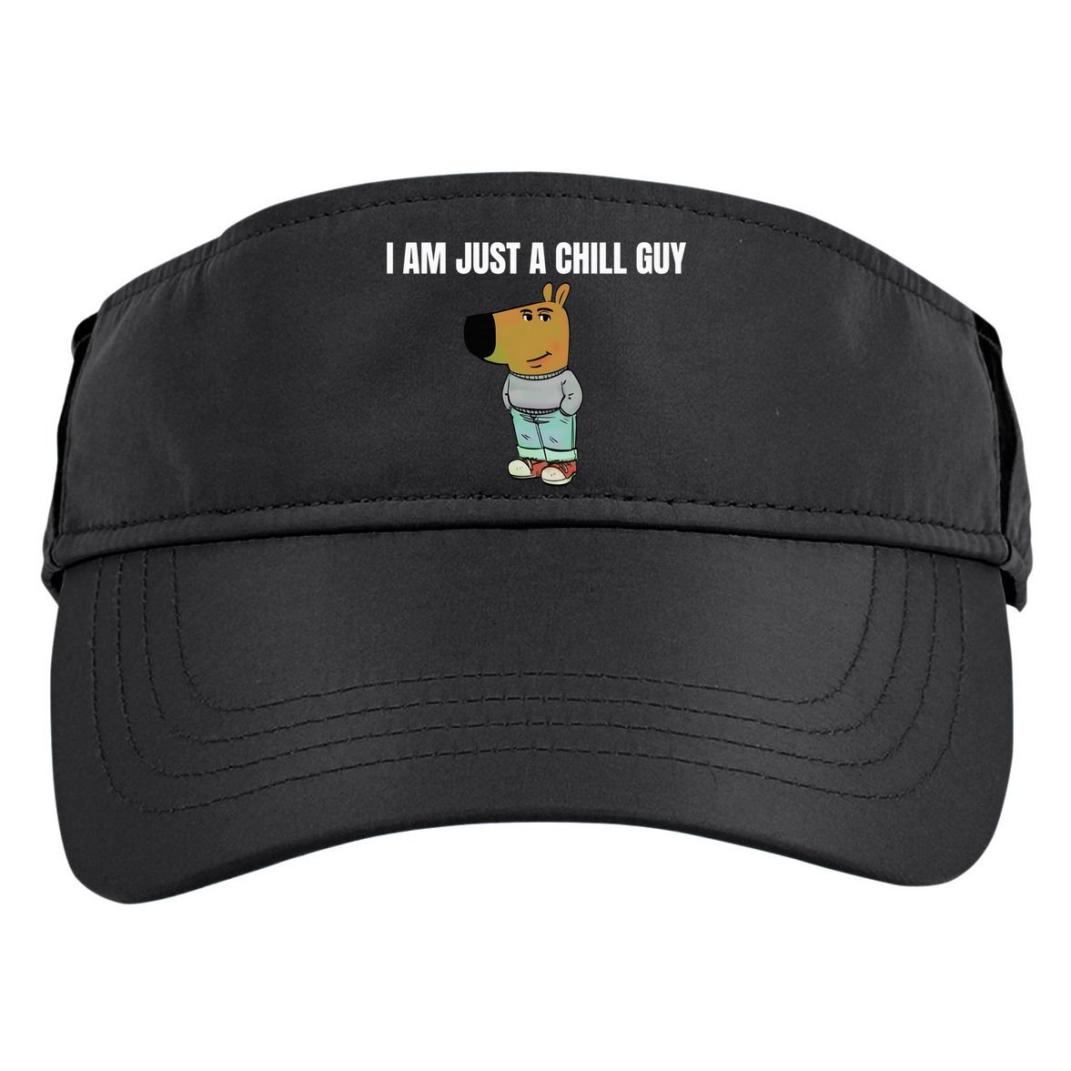 I Am Just A Chill Guy Funny Adult Drive Performance Visor