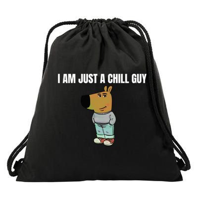 I Am Just A Chill Guy Funny Drawstring Bag