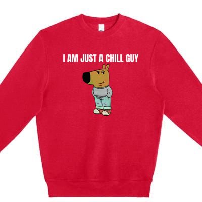 I Am Just A Chill Guy Funny Premium Crewneck Sweatshirt