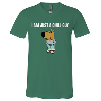 I Am Just A Chill Guy Funny V-Neck T-Shirt