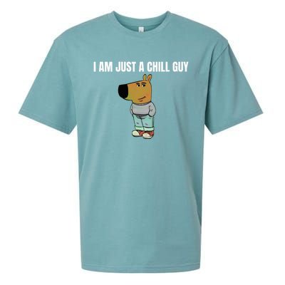 I Am Just A Chill Guy Funny Sueded Cloud Jersey T-Shirt