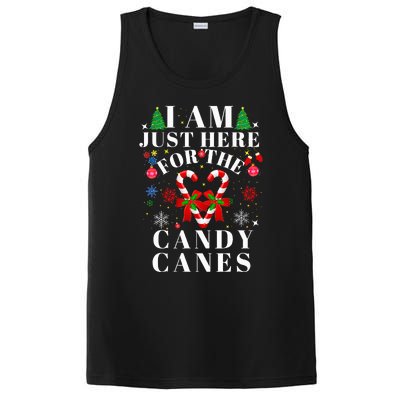 I Am Just Here For The Candy Canes  PosiCharge Competitor Tank