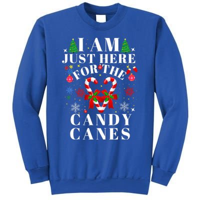 I Am Just Here For The Candy Canes  Sweatshirt