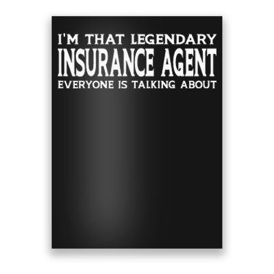 Insurance Agent Job Title Employee Poster