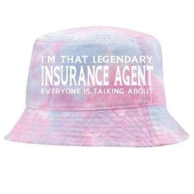 Insurance Agent Job Title Employee Tie-Dyed Bucket Hat