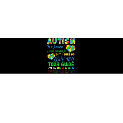 Is A Journey Love My Tour Guide I'm An Autism Mom Puzzle Autism Awareness Bumper Sticker