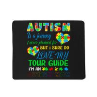 Is A Journey Love My Tour Guide I'm An Autism Mom Puzzle Autism Awareness Mousepad