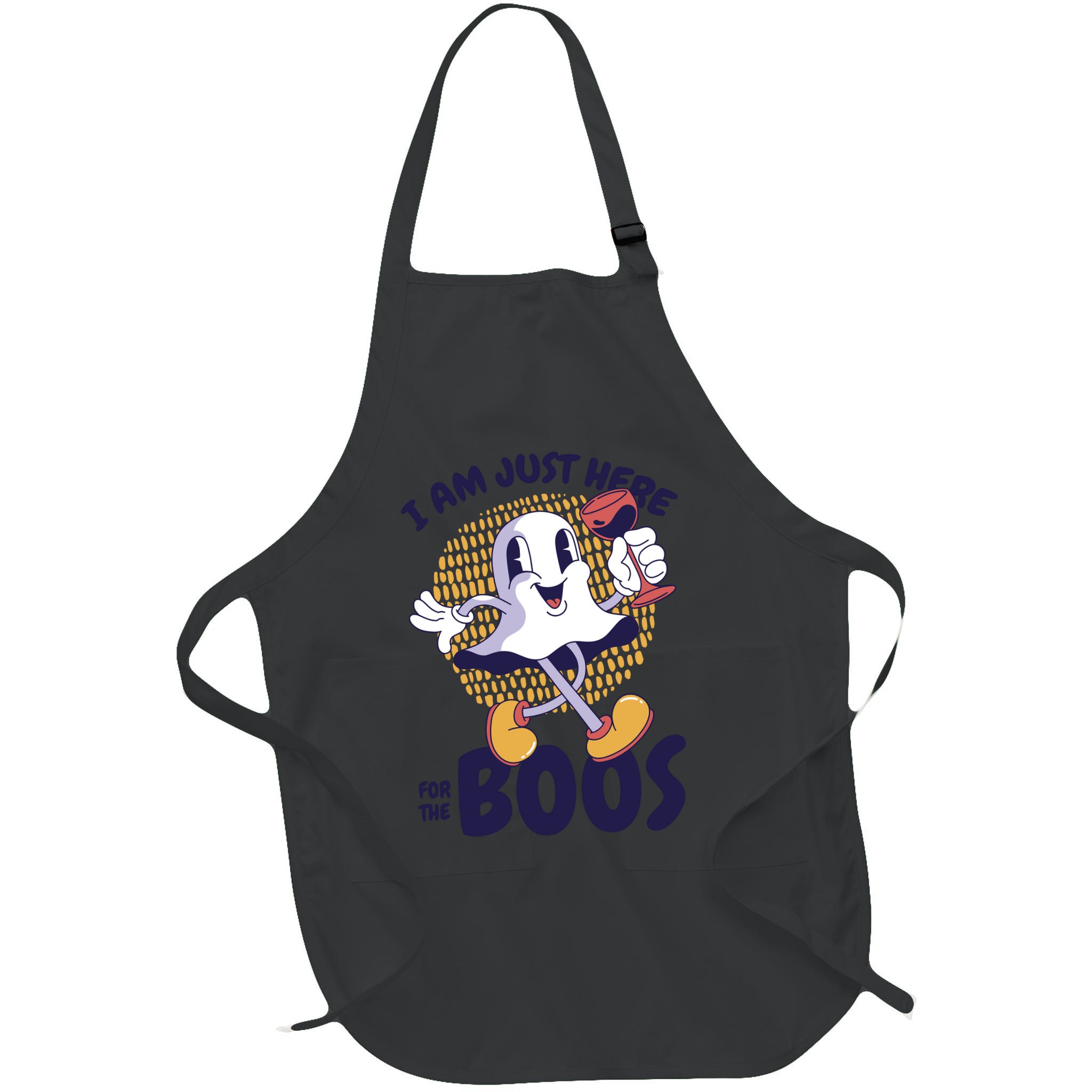 I Am Just Here For The Boos Ghost Apron