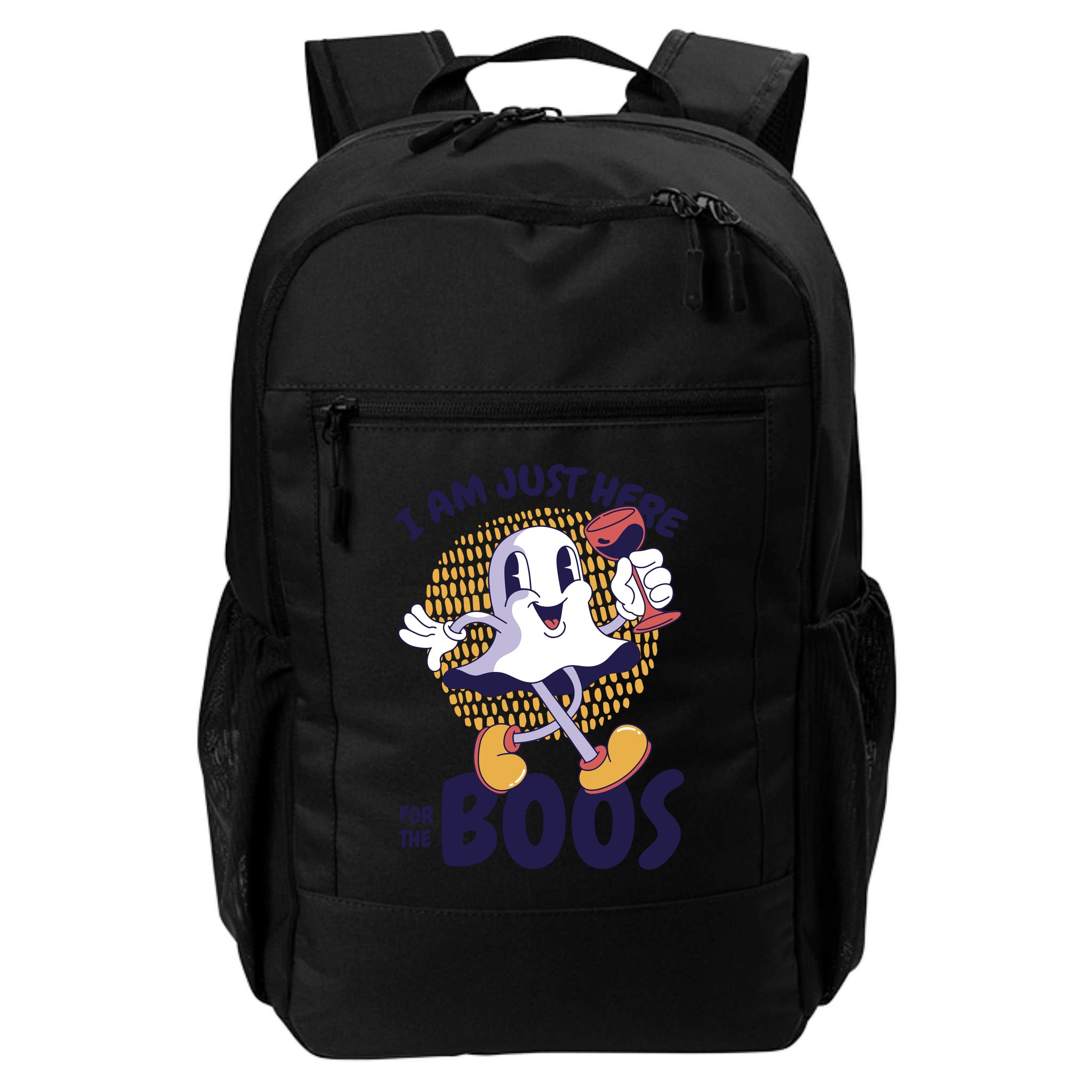 I Am Just Here For The Boos Ghost Backpack