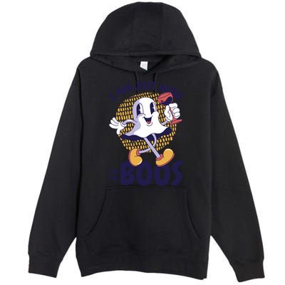 I Am Just Here For The Boos Ghost Premium Pullover Hoodie