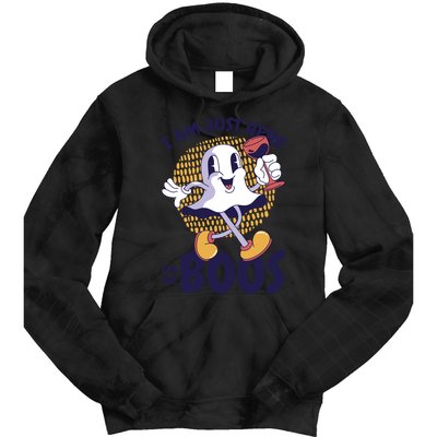 I Am Just Here For The Boos Ghost Tie Dye Hoodie