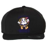 I Am Just Here For The Boos Ghost Wool Snapback Cap