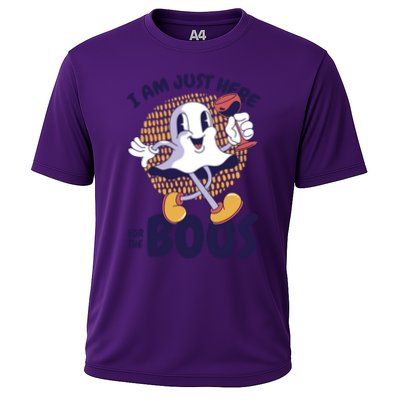 I Am Just Here For The Boos Ghost Performance Shirt