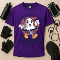 I Am Just Here For The Boos Ghost Cooling Performance Crew T-Shirt