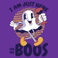 I Am Just Here For The Boos Ghost Cooling Performance Crew T-Shirt