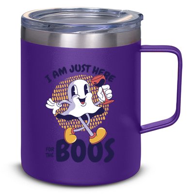 I Am Just Here For The Boos Ghost 12oz Stainless Steel Coffee Mug