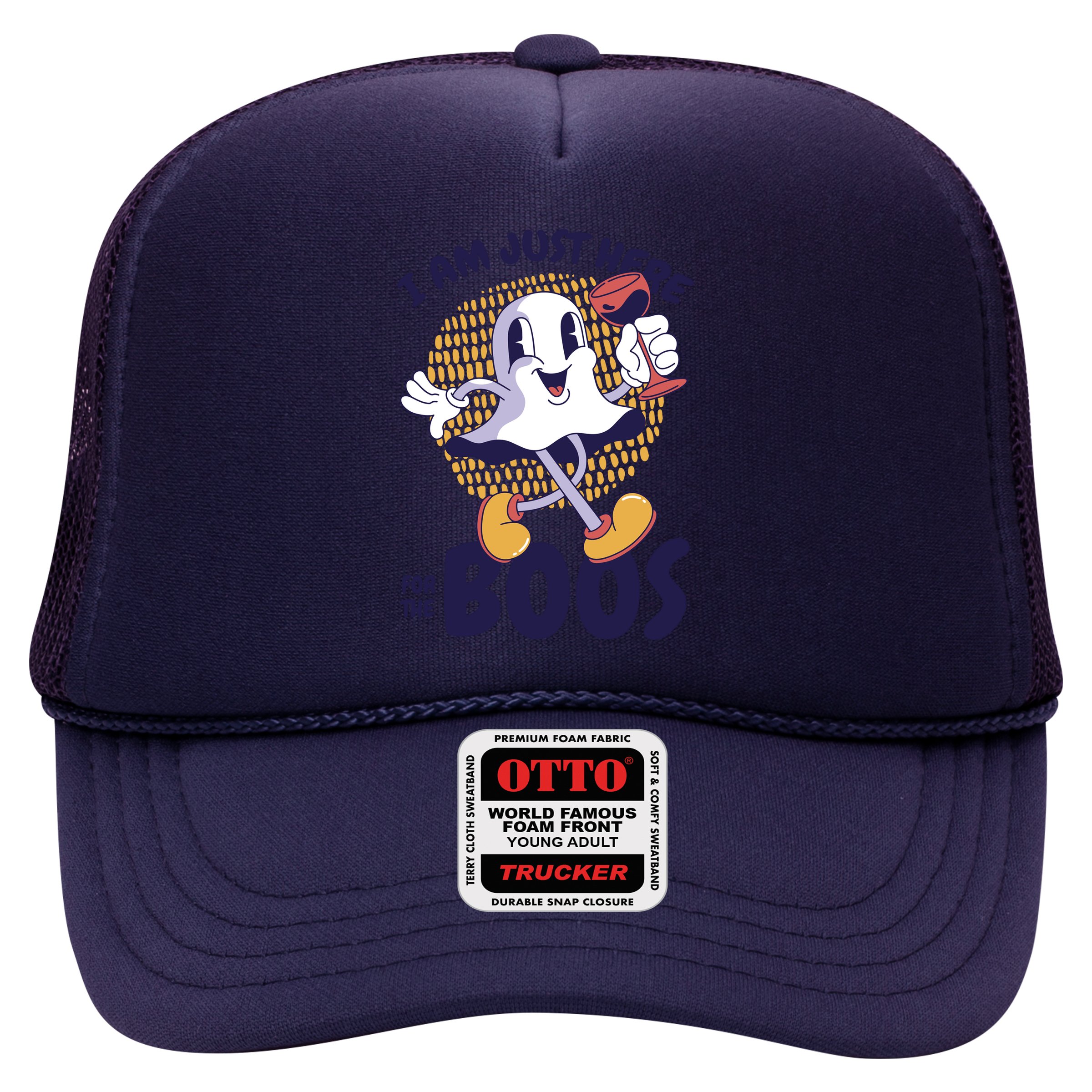 I Am Just Here For The Boos Ghost Hat