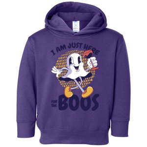 I Am Just Here For The Boos Ghost Toddler Hoodie