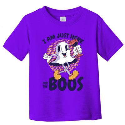 I Am Just Here For The Boos Ghost Toddler T-Shirt