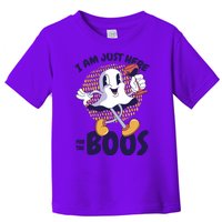 I Am Just Here For The Boos Ghost Toddler T-Shirt