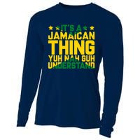 It's A Jamaican Thing, Yuh Nah Guh Understand, Jamaica Cooling Performance Long Sleeve Crew