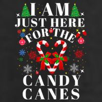 I Am Just Here For The Candy Canes  Adult Drive Performance Visor