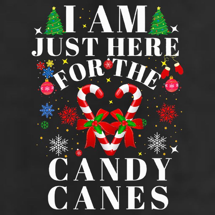 I Am Just Here For The Candy Canes  Adult Drive Performance Visor